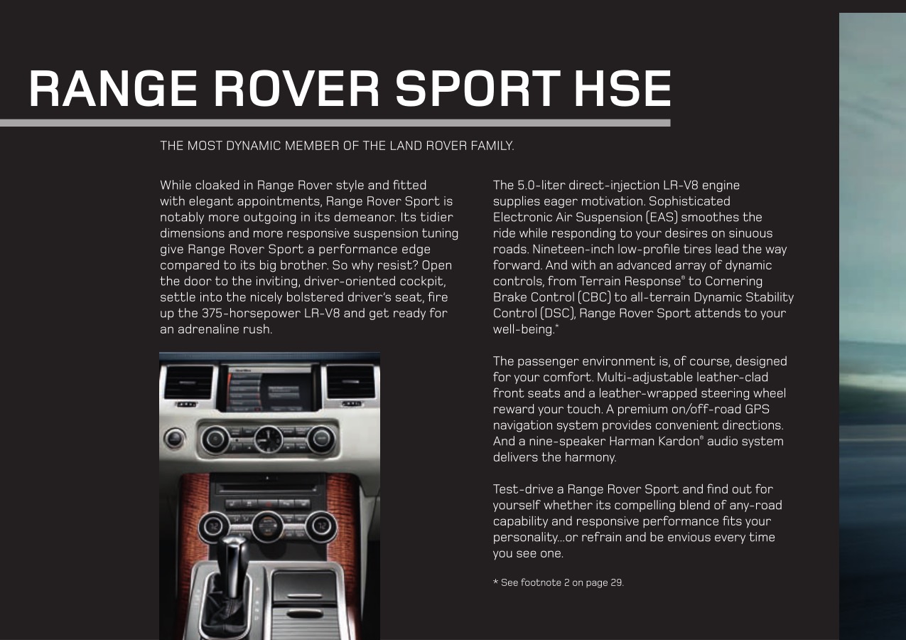 2011 Land Rover Brochure Page 2